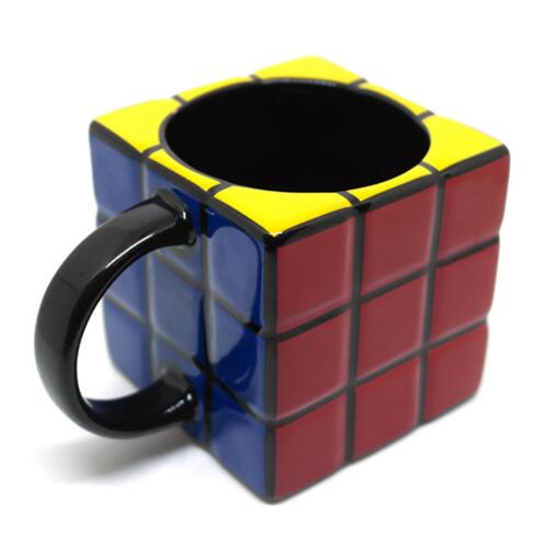 Funny magic cube shape ceramic mug