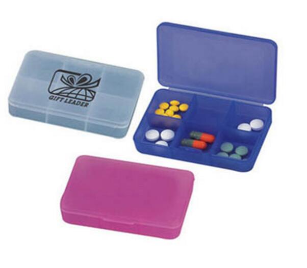 Promotional high quality 6 days pill box or pill organizer