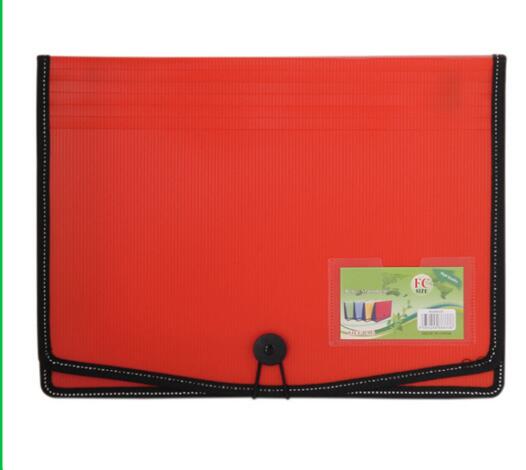 Wholesale red color 12 pocket expandable file folders or accordion folders