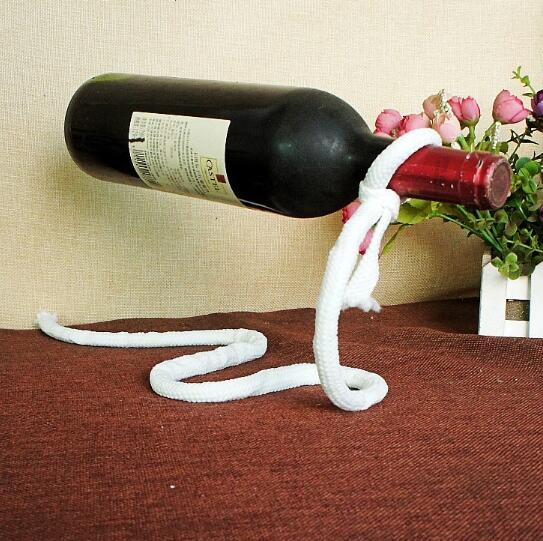 Novelty magic chain wine rack holder, wine bottle holder