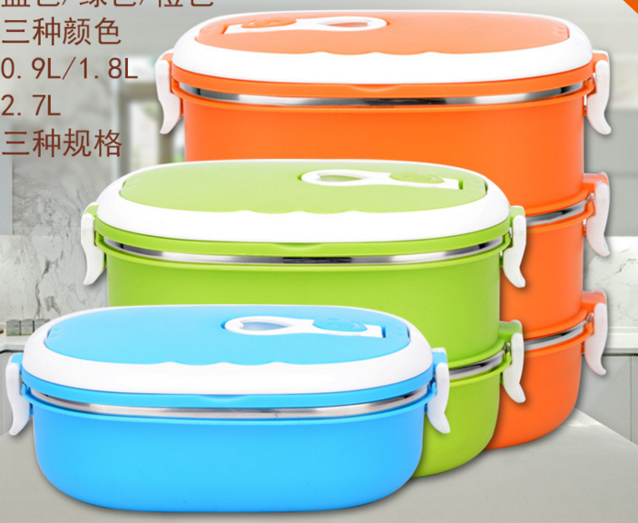 New style one layer or two layer or theree layers thermo lunch box, bento box, food container