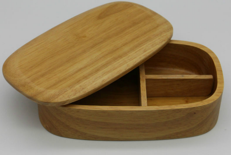 Japan style wooden lunch box, wooden food container for student