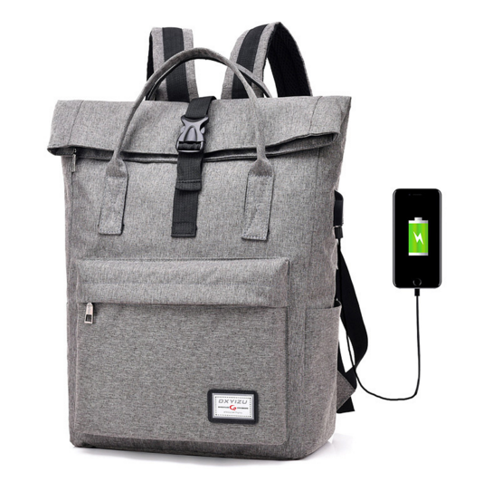 2018 new style Anti-theft Laptop Backpack With USB Charger Port Light weight Outdoor Waterproof