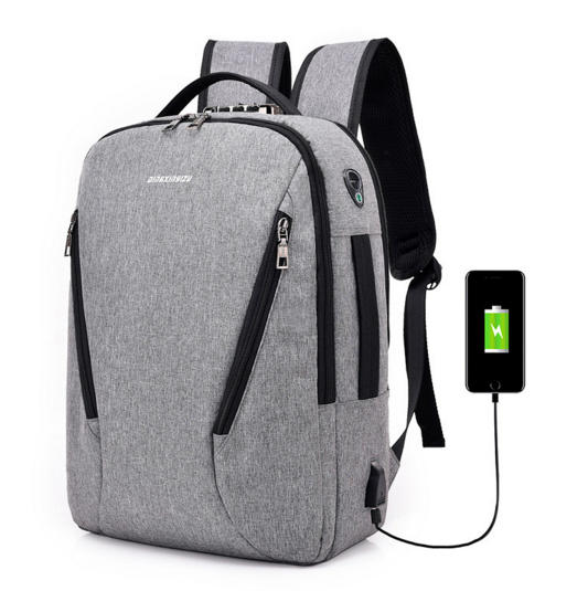 New style Anti Theft Laptop Backpack, (TM) Waterproof Business Backpack with USB Charging Port & Headphone Port