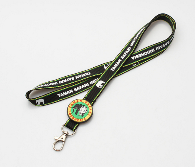 Wholesale customize logo polyester sublimation silkscreen printed lanyard with badge clip