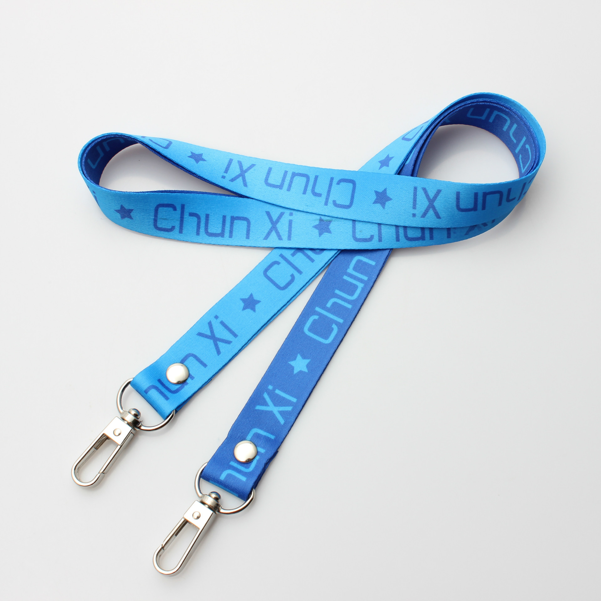 Promotional printed full color ultra polyester lanyard