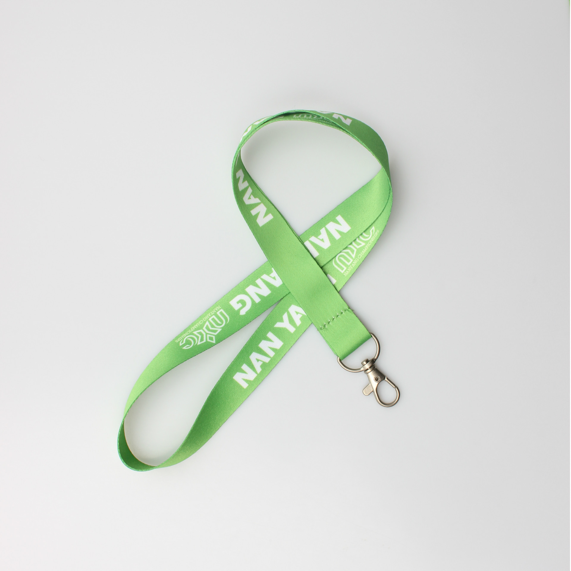 Cutomized printed full color green color lanyard