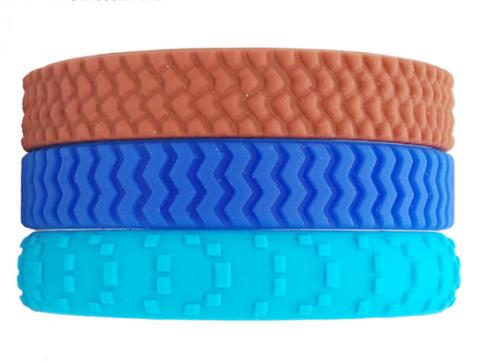Customize tire shape silicone wristband