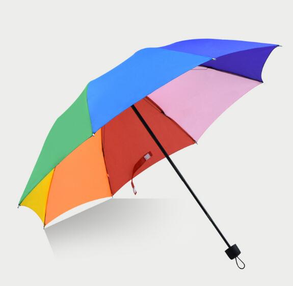 Customize logo or  design 3 folding umbrella for business gift