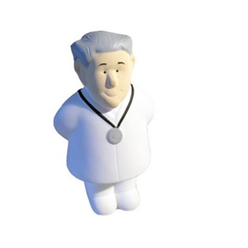 Promotional doctor shape pu stress ball