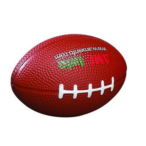 Football shape pu stress ball
