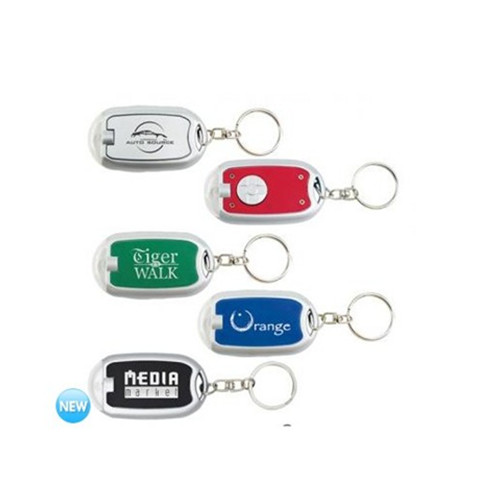 Fashion cheap led light keychain