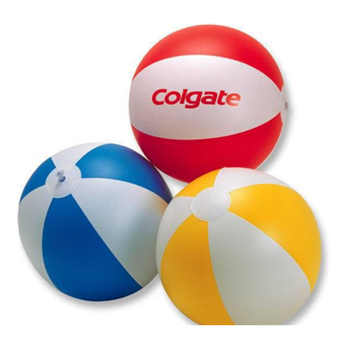 Promotional 16 inch six panel pvc beach ball