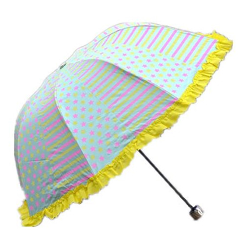 3 Fold Fashion Princess Ladies Umbrella