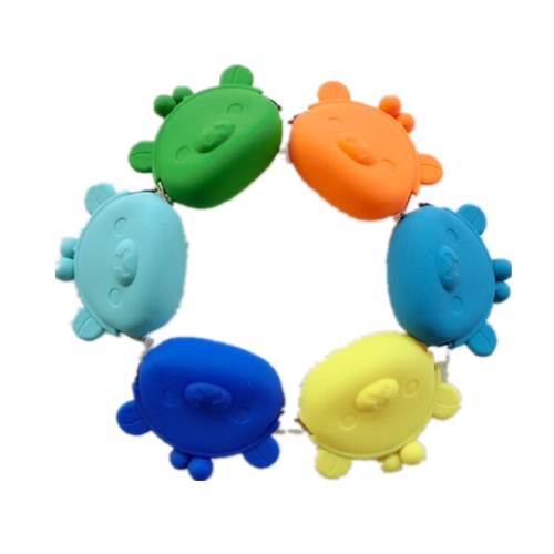 Promotional Pig Shape Silicone Purse