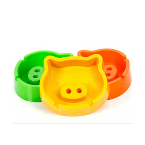 Fashional pig shape melamine cigarette ashtray