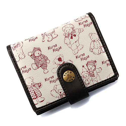 Customized Cartoon PU Short Lady Purse