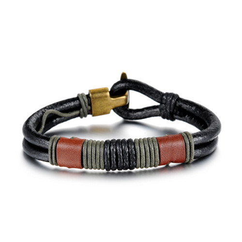 Fashional leather jewerly man bracelet
