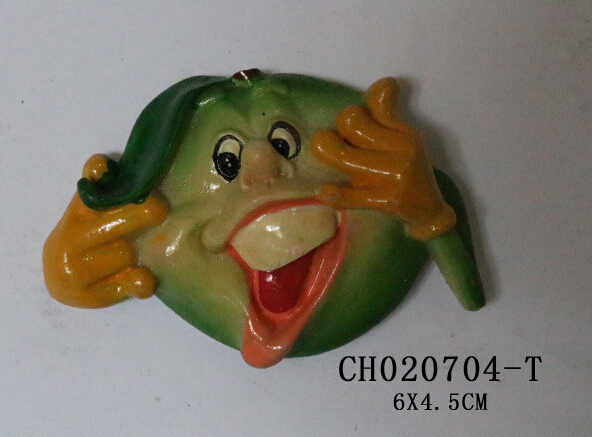 Customized 3D cartoon resin material fridge magnet