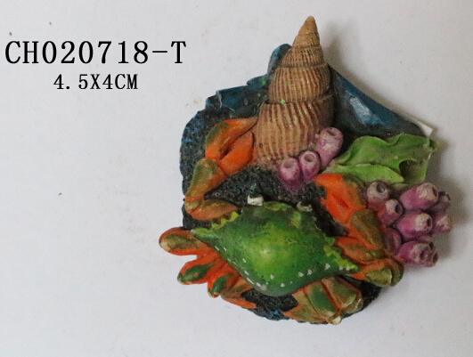 Customized fashional new design 3D cartoon resin material  fridge magnet