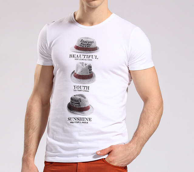 Promotional cheap cotton round neck t shirt