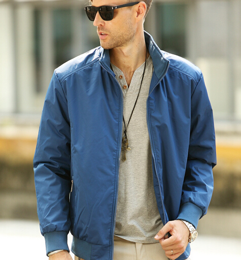 Promotional blue color summer jacket and coat