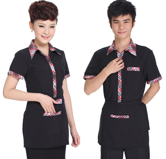 Fashion hotel skirt dress uniform, skirt suit for hotel