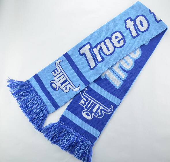 Wholesale sport fan football scarf, football sports fan scarf