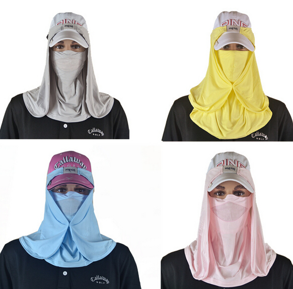 Wholesale Prevent bask in uv Ice silk scarf,  outdoors headscarves, outdoor neckerchief