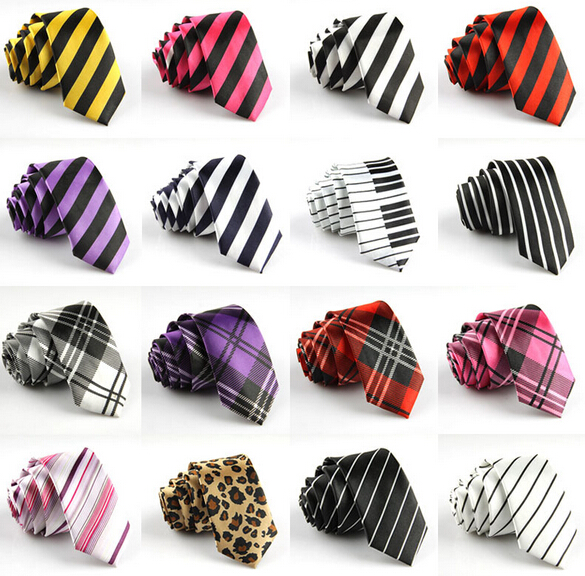 Promotional stripe polyeseter necktie