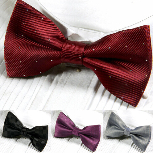 Promotional wedding shinny man bow tie