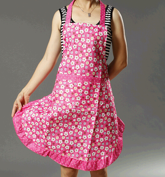 Fashional waterproof princess cooking apron for lady