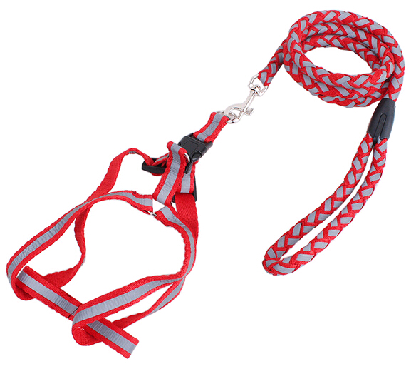 Promotional reflective dog pet collar and lead leashes