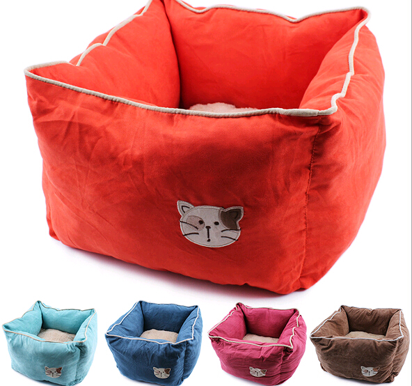 Square shape washable large pet house and bed, dog sleeping bag