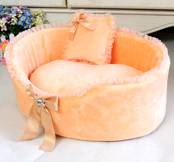 Luxury foam pet house and bed for dog or cat