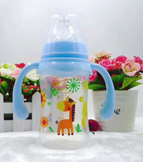 Promotional cheap safe pp baby feeding bottle