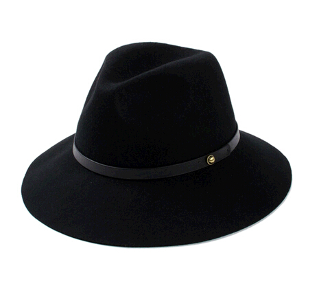 Wholesale Women Wool Felt Wide Brim Floppy Hat
