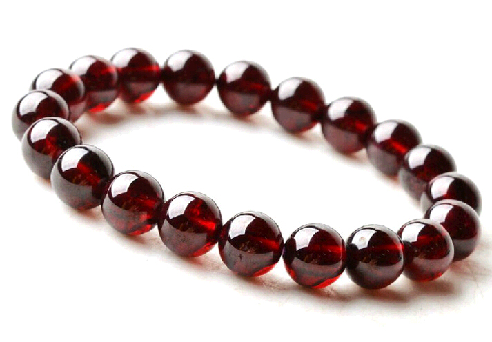 High quality nature red garnet woman bracelet