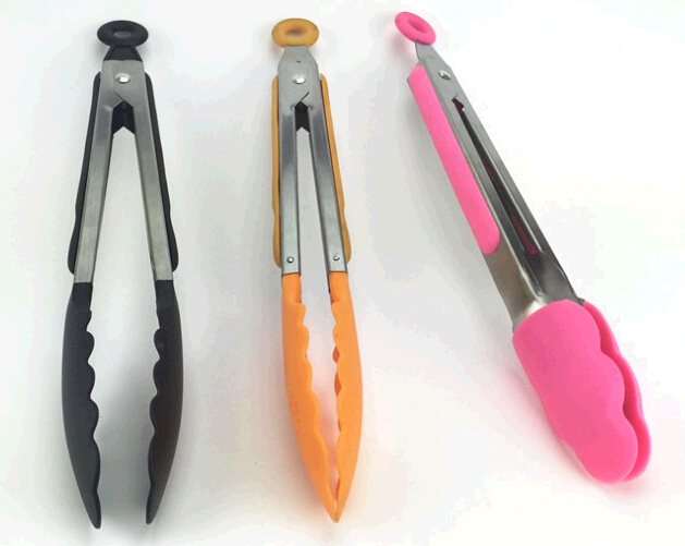 Wholesale stainless steel food clip clamp, cake tongs, barbecue clip