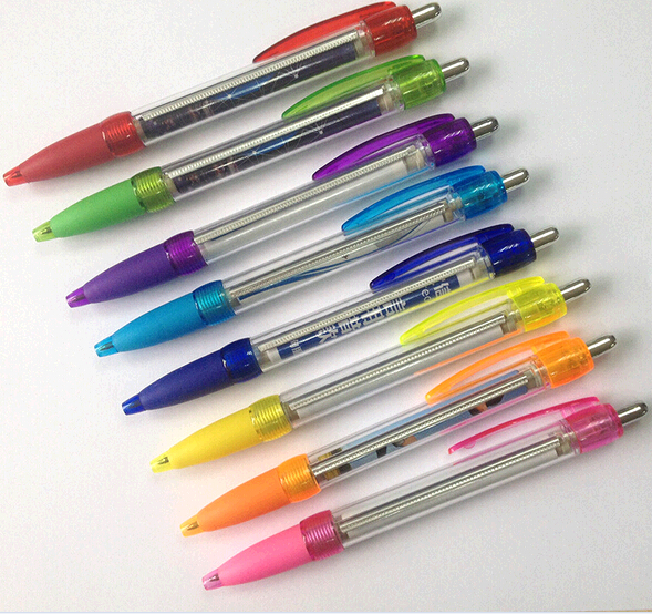 Promotional banner advertising plastic pen, banner pen