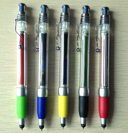 Wholesale promotional transparent banner plastic pen