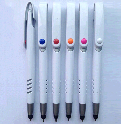 Wholesale promotional cheap white color plastic pen