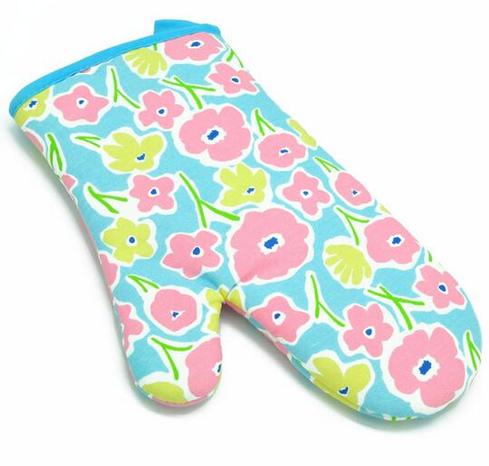 Wholesale more thicker cotton bake glove, cooking glove, oven glove