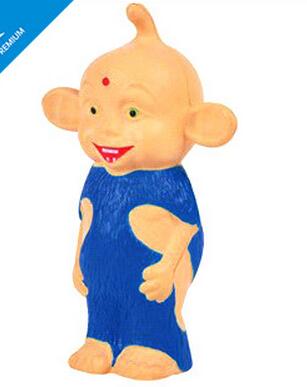Wholesale smile Buddha shape pu stress ball