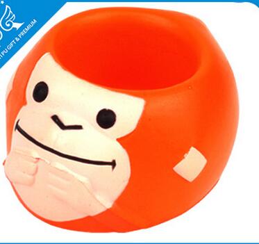 Wholesale monkey shape pen holder pu stress ball