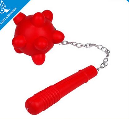 Wholesale bola shape pu stress ball or Meteor hammer shape pu stress ball