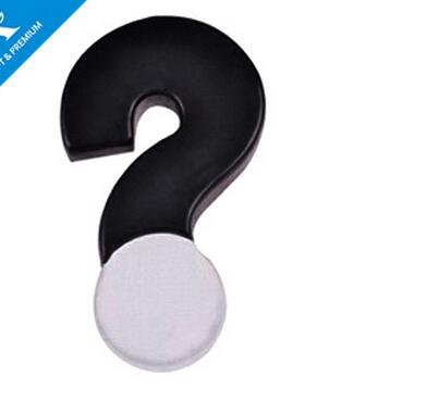 Wholesale question mark shape pu stress ball