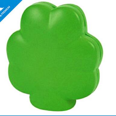 Wholesale green tree shape pu stress ball