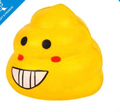 Wholesale potbellied or poo shape pu stress ball