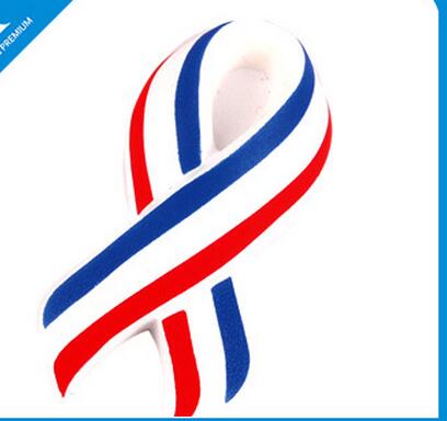 Wholesale with stripe scarf shape pu stress ball